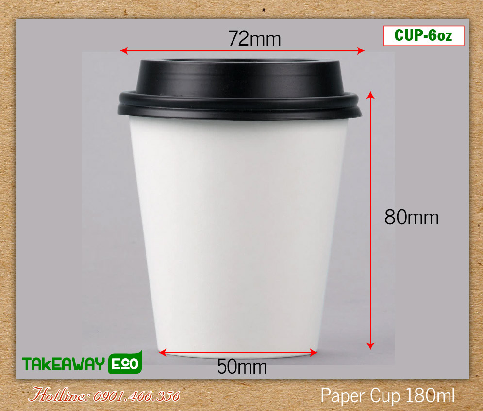 Paper Cups Hot 180ml